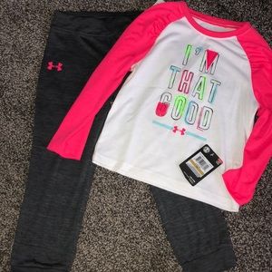Girls Under Armour 3T 2 piece set